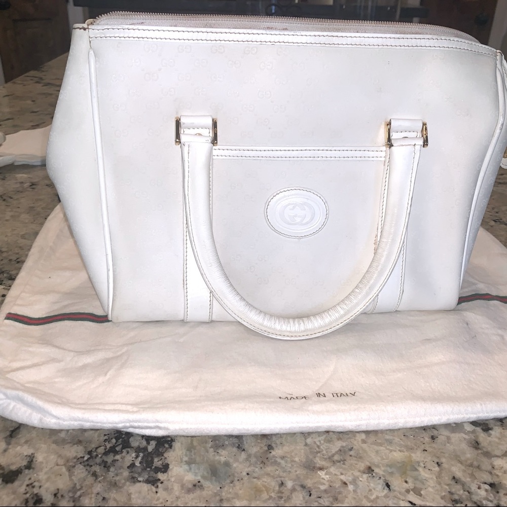 Vintage Gucci Satchel Micro G Handbag